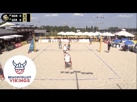 Mol.A/Sorum (NOR) vs. Betzien/Erdmann (GER) 2019 FIVB Warsaw 1. pool game