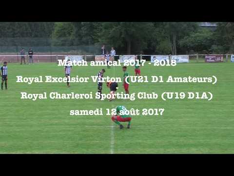 Match amical 2017 - 2018 : U21 RE Virton - U19 R Charleroi SC