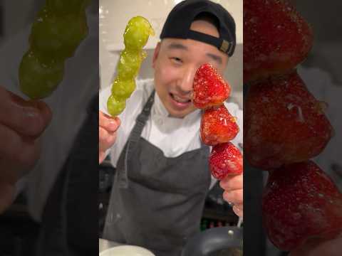 How to Make Tanghulu 🍓👨🏻‍🍳🍭