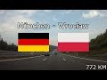 München Germany Wrocław Poland 772 Km X16 2016