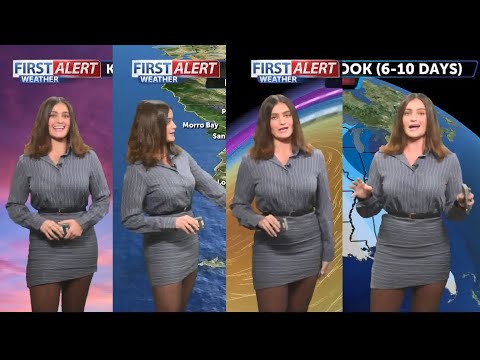 Mackenzie Lake für KEYT News Channel 3-12 und KKFX Fox 11 mit dem Wetterbericht (3. Dezember 2025)