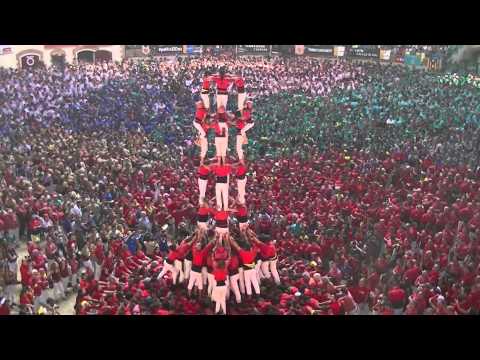 Castellers de Barcelona: 4d9f - Concurs de Castells de Tarragona - 5/10/2014.