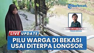 Rumah Warga Rusak dan Barang Hanyut imbas Longsor di Teluk Pucung Bekasi, Korban sampai Terperosok