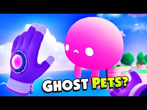 Making Friends with GHOST Pets on a Strange Island in VR! - Garden of the Sea VR