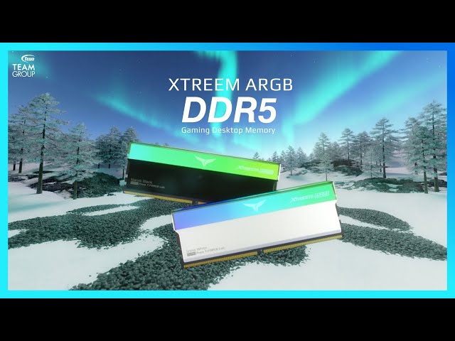 Team Group T-FORCE XTREEM ARGB DDR5 7200MHz 48GB 2x24GB CL34 Intel XMP 3.0 Bianco video