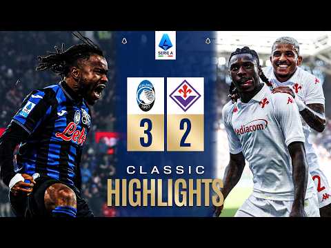 ATALANTA-FIORENTINA 3-2 | CLASSIC HIGHLIGHTS SERIE A 2024/25