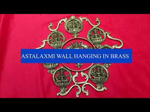 Astalaxmi Wall Hanging in Brass video