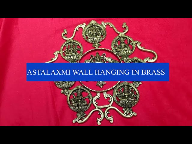 Astalaxmi Wall Hanging in Brass video