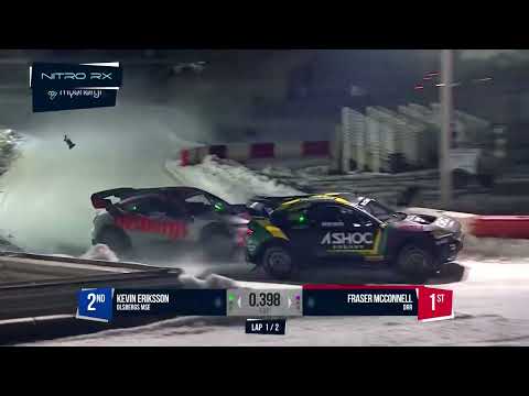 Jamaica's Fraser McConnell TQ AGAIN at Nitro Rallycross in Calgary, Alberta on Day 1!