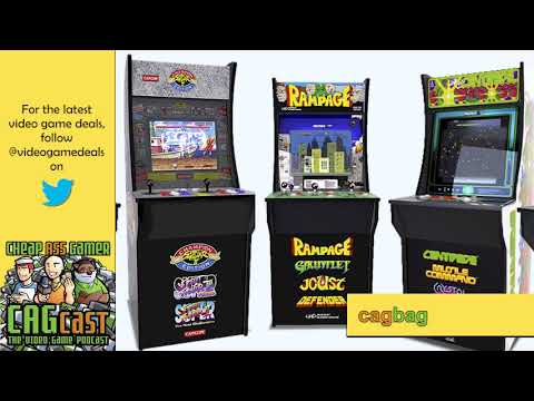 The gang talks Arcade 1 Up mini cabinets - CAGcast 553