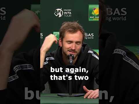 Medvedev debates Rafa on clay vs Novak on hard 😧🚨#medvedev #nadal #djokovic #indianwells #tennis
