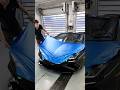 Wrapping The Hood On This Lamborghini Huracan Evo In Matte Iced Blue Titanium Lamborghini Asmr