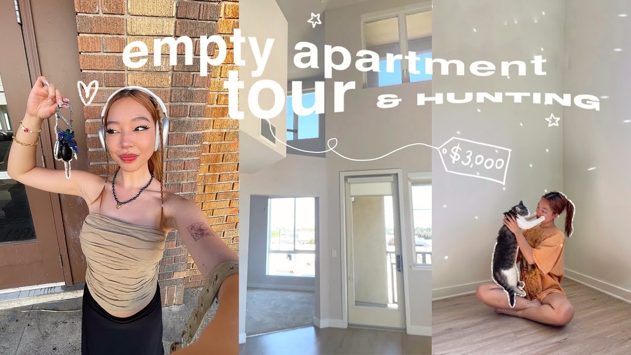 EMPTY APARTMENT TOUR + APARTMENT HUNTING (W/ PRICES & TIPS)