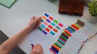 Crayola Super Tips Markers 2026 – Easy Swatching Guide (Tutorial Video Breakdown)