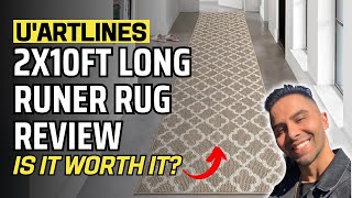 U'Artlines Runner Rug Review: Best Rug Under $50 for Hallway Entryway Bathroom! Washable Non -Slip!