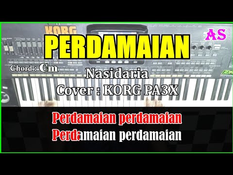 PERDAMAIAN - Nasidaria | Karaoke Qasidah ( Cover ) Korg Pa3X