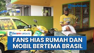 Penggemar Brasil di India Cat Rumah dan Mobil Warna Kuning Hijau, Yakin Timnya Juara Dunia 2026