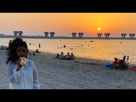Jebel ali beach // Dubai’s best beach // best place to visit in Dubai  // sunset in Dubai beach