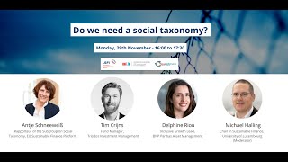 Do we need a social taxonomy?