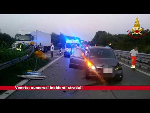 # Veneto: numerosi incidenti sulle strade 20.08.2018