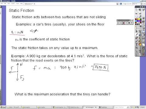 Video 6.1: Friction
