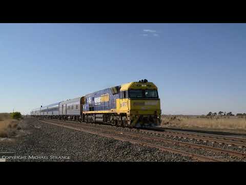 3MA8 "The Overland" Passenger Train - PoathTV Australian Railways