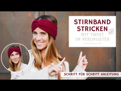 Stirnband stricken mit Twist – einfaches DIY für Anfänger 🧶