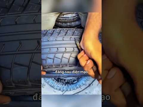 Biến lốp xe cũ thành mới tinh 😱
