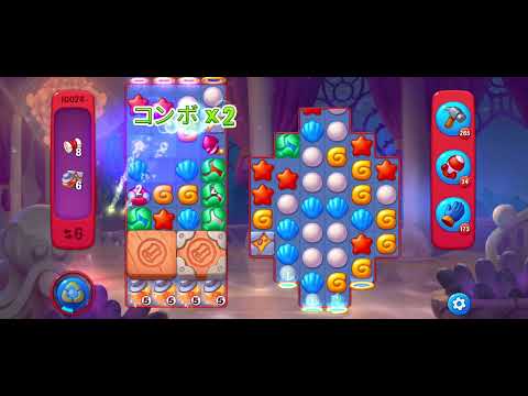 Fishdom Hard level 10024 no boosters フィッシュダム ハード