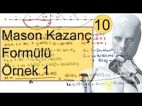 Kontrol Sistemleri Ders 10: Mason Kazanç Formülü Örnek 1 | Mason's Gain Formula Solved Example |