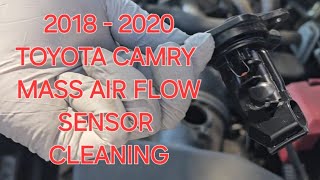 2018 Camry Mass Air Flow sensor Cleaning