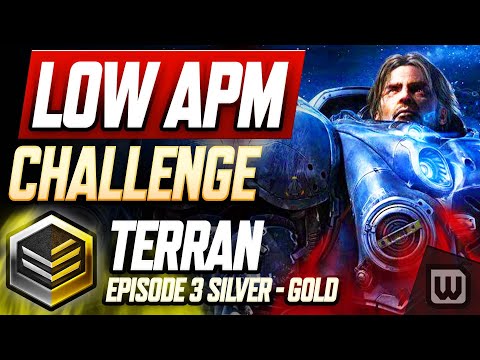 StarCraft 2 Low APM Challenge 2022! Terran Rank Up Guide - Silver to Gold (Ep. 3)