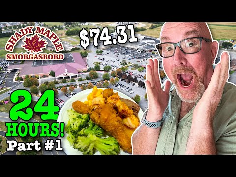 Living at Americas LARGEST BUFFET 🇺🇸 for 24 HOURS • Part 1