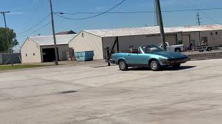1980 Triumph TR7 Pulling In