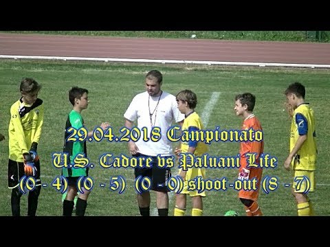 29.04.2018 – CAMPIONATO PRIMAVERILE – ESORDIENTI 2005 – U.S. CADORE vs PALUANI LIFE – HIGHLIGHTS