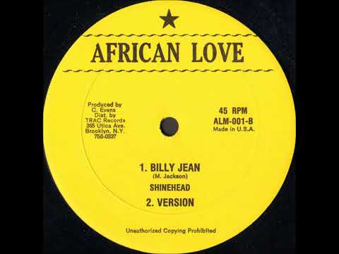 Shinehead - Billy Jean + Dub - 12" African Love Records 1984 - KILLER CLASSICS