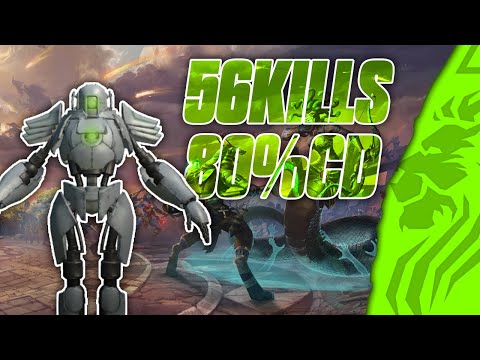 56 KILL GAME 80% COOLDOWN -SMITE JANUS