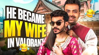 He Became My Wife in Valorant 🤣 | *Funny Highlights* 😂 ft. S8ul