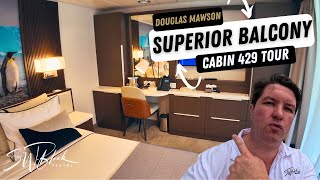 Superior Balcony Cabin on Aurora Expedition's Douglas Mawson’s | Cabin 429 Full Tour
