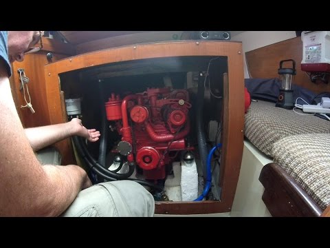 Just About Sailing September 2016 - crawlng around the engine and having a whale of a time