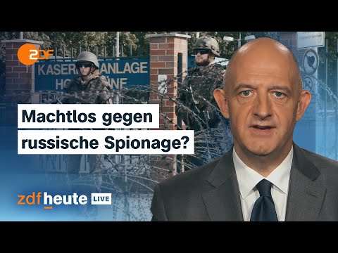 Spionage: Russische Drohnen über deutschen Militäranlagen | Sicherheitsexperte bei ZDFheute live