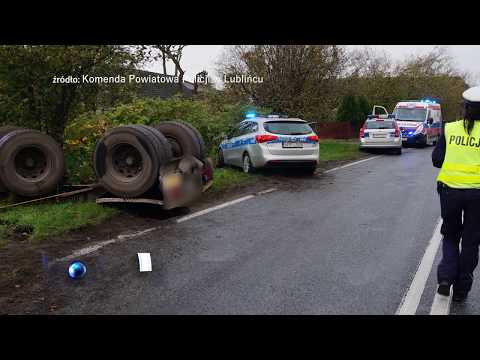 Śmiertelny wypadek w Glinicy 26.10.2017