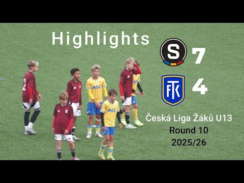 Matchday 14 | AC Sparta Praha 7-4 FK Teplice | Česká Liga Žáků U13, Round 10 | 2025-26