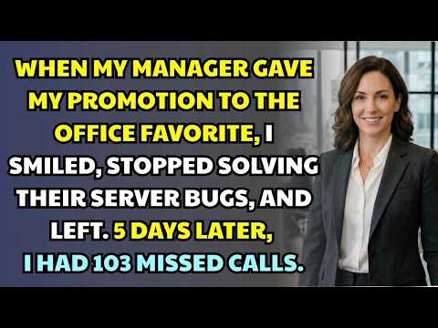 Manager Gave My Promotion to Office Favorite—I Quit & Stopped Fixing the System | 103 Missed Calls