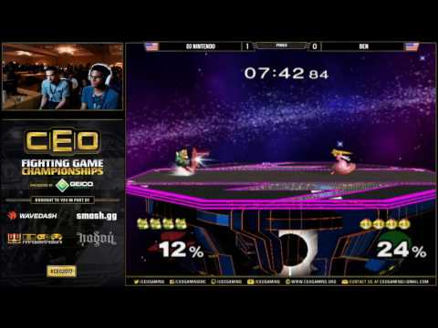 CEO 2017 - DJ Nintendo (Fox) vs Ben (Peach) - Pools