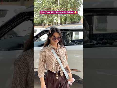 That One Rich Student in School 🤑 #viralshort #comedy #school #rich