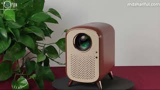 Panda Stella Projector with 1080P Smart 4K WiFi 8000 Lumens