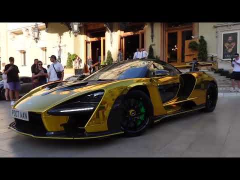 SUPERCARS Monaco 2022 Ferrari 488 Pista,Aventador SVJ,Porsche 918,McLaren Senna,Koenigsegg Regera