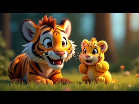 Mały tygrysek podczas zabawy (30 MIN) - Piosenki dla Dzieci