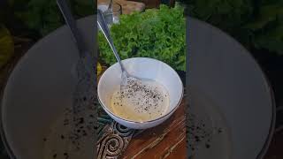 🌿Yogurt Salad Dressing 🌿 #shorts #food #foodie #bali #fyp #viral #cooking #salad #vegetarian